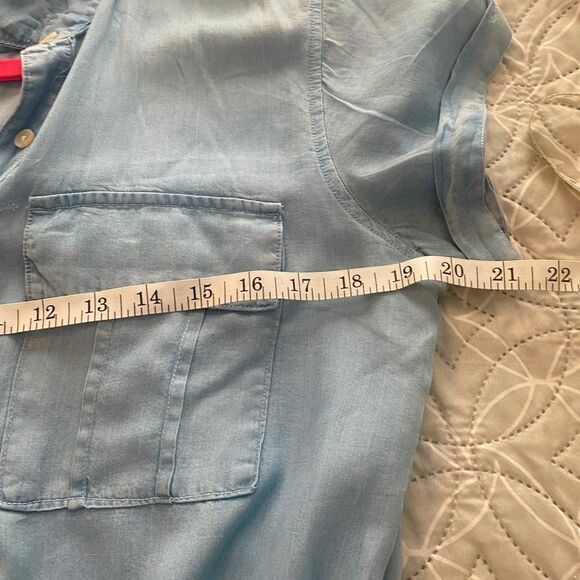 Drawstring dress. Light flowy material made from 100% lyocell. Barely worn. EUC - Picture 6 of 7